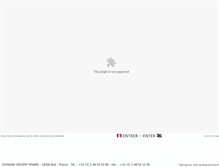 Tablet Screenshot of domaine-pinard.com